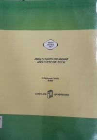 Image of Anglo-Saxon Grammar and Exercise Book