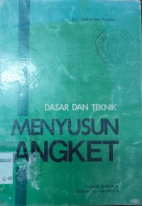 Image of Dasar dan Teknik Menyusun Angket