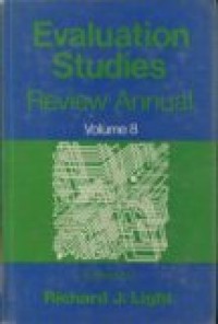 Image of Evaluation Studies Review Annual Volume 8