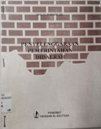 Image of Penyelenggaraan Pemerintahan Di Daerah