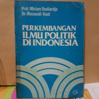 Image of Perkembangan Ilmu Politik di Indonesia