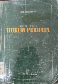 Image of POKOK-POKOK HUKUM PERDATA