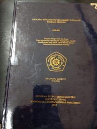 Image of RANCANG BANGUN PENCETAK BRIKET OTOMATIS BERBASIS ARDUINO