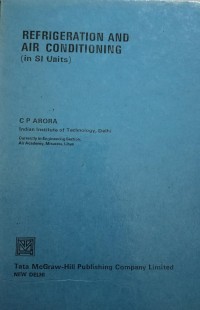 Image of REFRIGERATION AND AIR CONDITIONING (in SI Units)