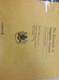Image of The Essentials of Linguistics Science
