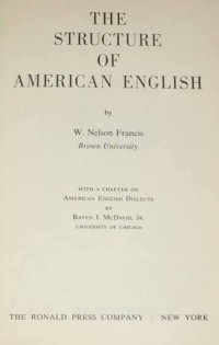 Image of The Structure of American English