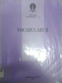 Image of Vocabulary II